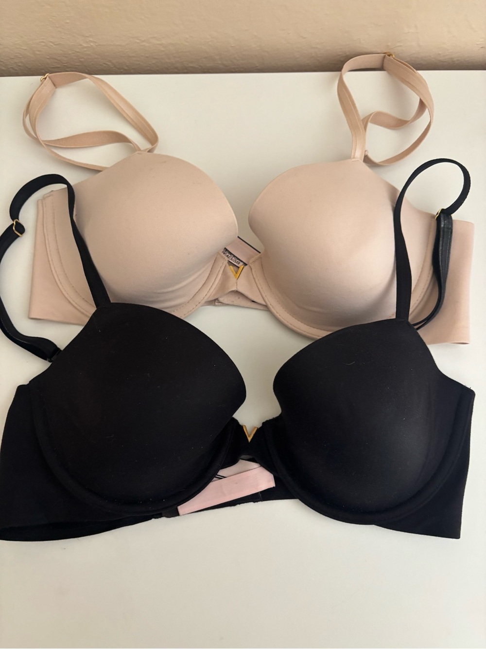 2 Victoria’s Secret Demi Bras